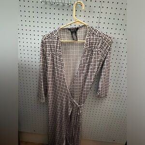 George stretch wrap dress size small